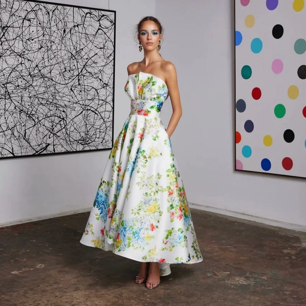 Frascara strapless high low dress - Picture 1 of 3